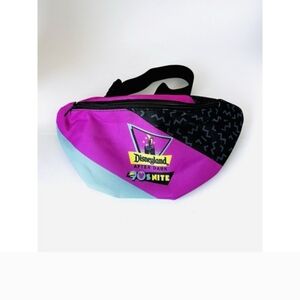 Disneyland After Dark 90s Nite Fanny Pack Bag - Purple, Black, and Blue